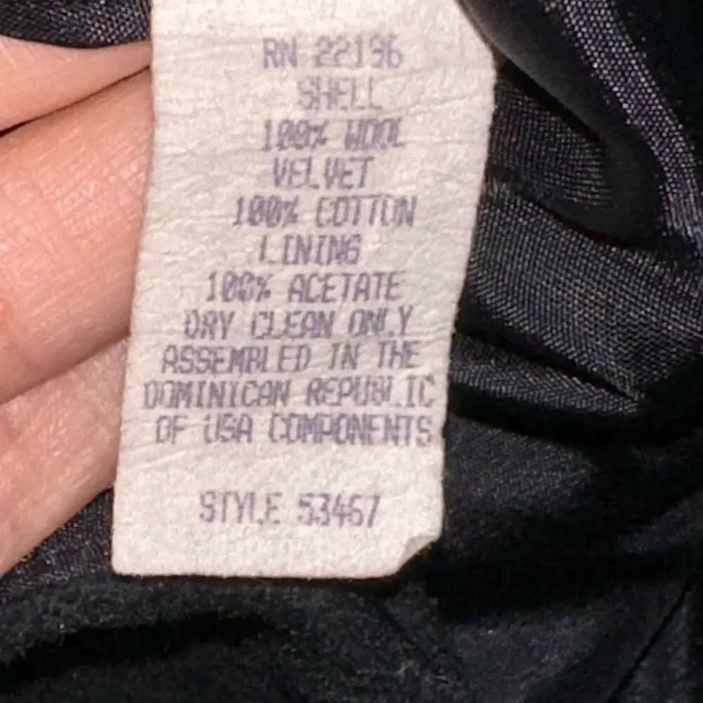 Vintage Herman Kay 100% WOOL Coat Lined Jacket Pea Coat